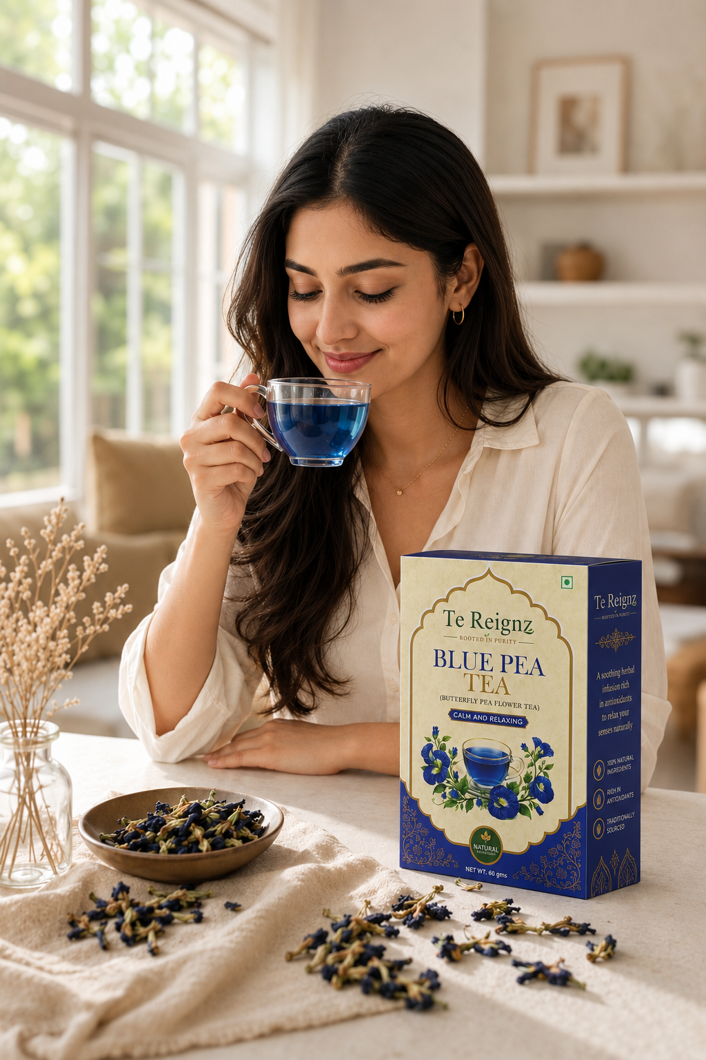 Te Reignz Blue Pea Tea 60 Grams - Image 4