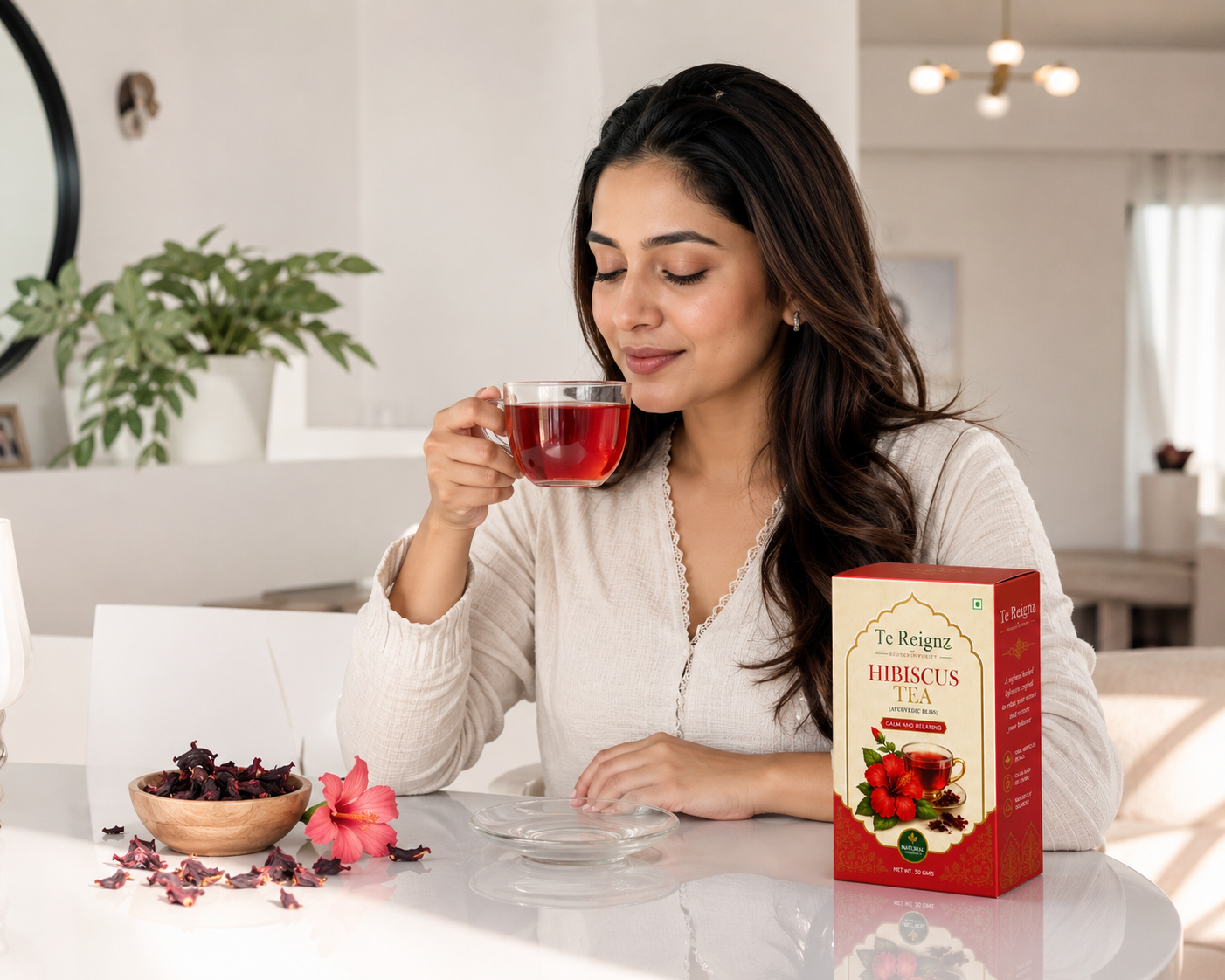 Te Reignz Hibiscus Tea 60 Grams - Image 2