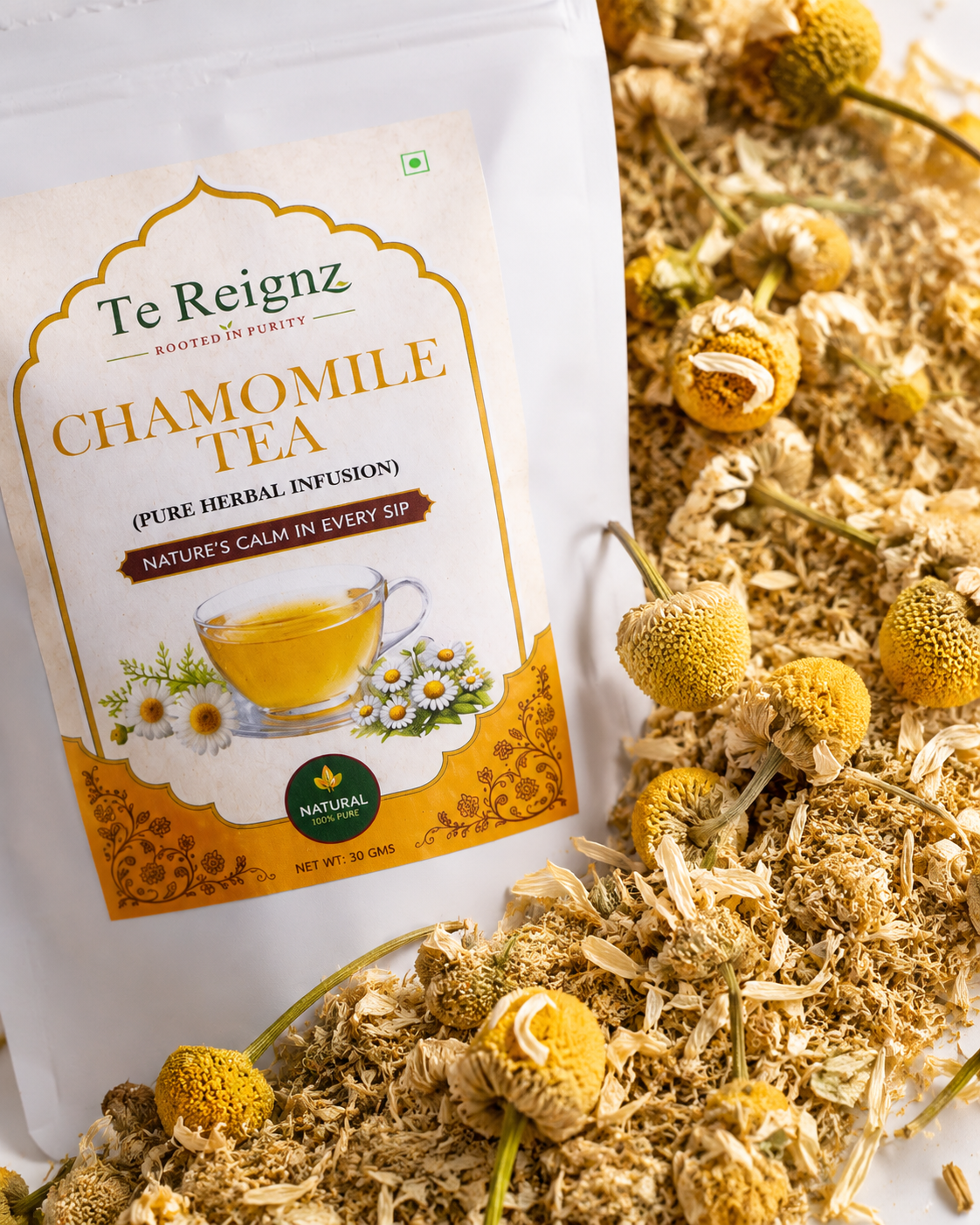 Te Reignz Chamomile Tea 30 Grams - Image 4